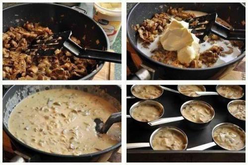 Жюльен из шампиньонов. 04 Жюльен из шампиньонов. 04