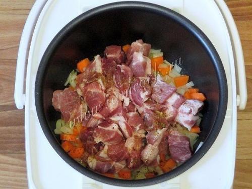 Жаркое в мультиварке.  Ингредиенты: 04 Жаркое в мультиварке.  Ингредиенты: 04