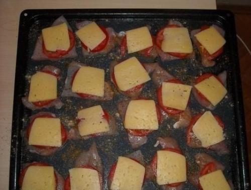 Куриное Филе под сыром с помидорами. 03 Куриное Филе под сыром с помидорами. 03