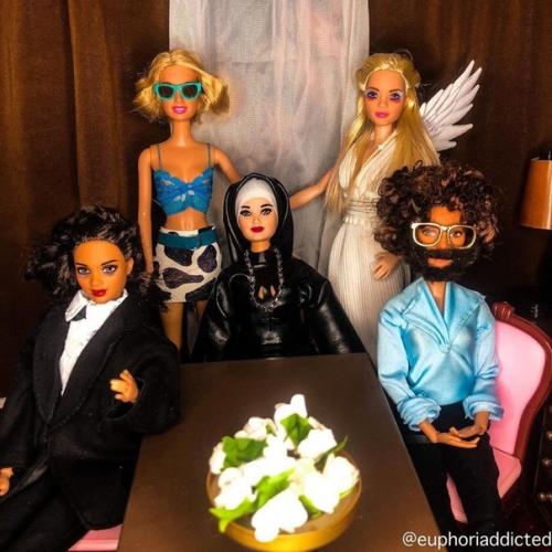 Каст сериала Эйфория в кукольной адаптации. 04