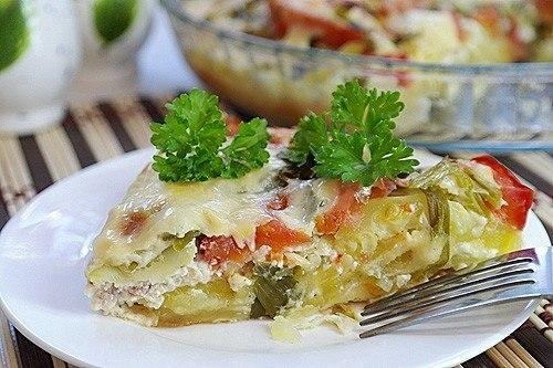 Картофельная пицца.  Ингредиенты: 05