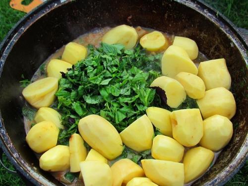 Аджапсандали с мясом. 06