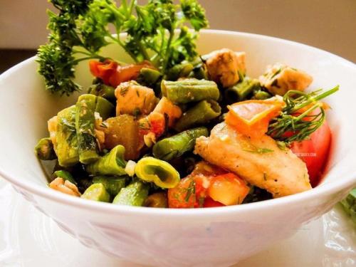 Куриное Филе со стручковой фасолью на ужин. Куриное Филе со стручковой фасолью на ужин.