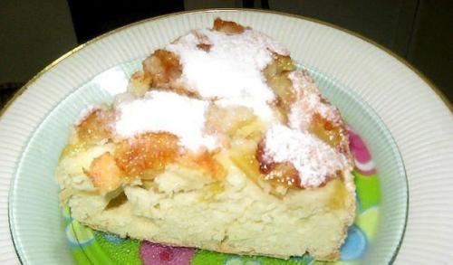 Быстрая шарлотка.  Ингредиенты: 07