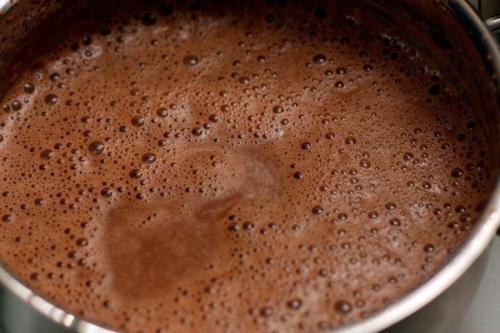 Горячий банановый коктейль с шоколадом. 03