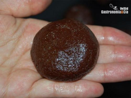 Шоколадное печенье с кокосовой начинкой. 06