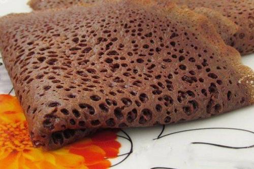 Шоколадные блинчики на молоке. 03