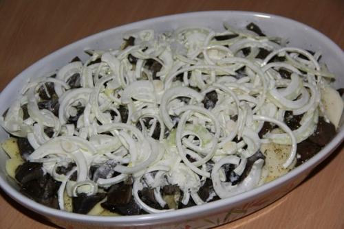 Куриные ножки с картошкой и грибами в духовке. 03 Куриные ножки с картошкой и грибами в духовке. 03