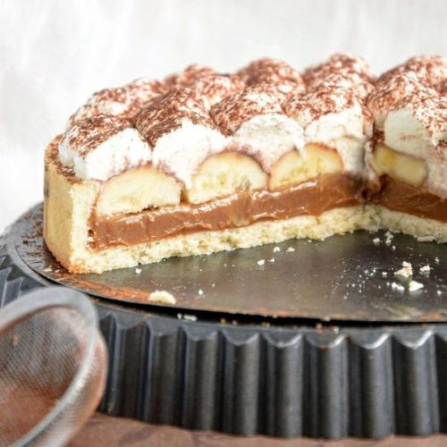 Баноффи пай.  Ингредиенты на форму диаметром 19 см: 01 Баноффи пай.  Ингредиенты на форму диаметром 19 см: 01