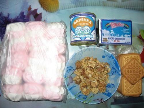 Простой зефирный торт (торт без выпечки. 01