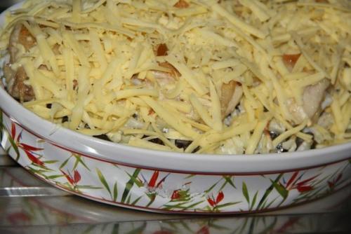 Куриные ножки с картошкой и грибами в духовке. 05 Куриные ножки с картошкой и грибами в духовке. 05