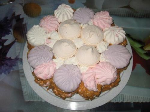 Простой зефирный торт (торт без выпечки. 07