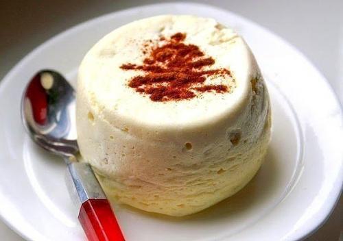 Творожно - фруктовое суфле к завтраку за 5 минут.

