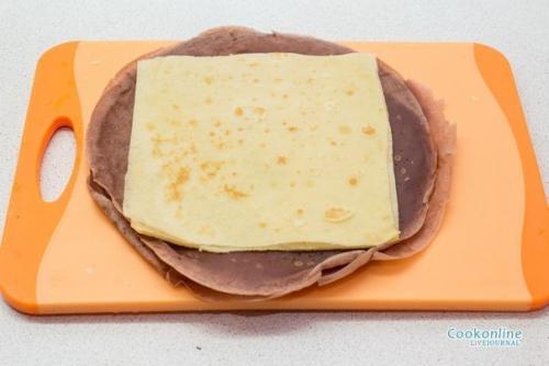 Сладкие роллы из блинов. 03 Сладкие роллы из блинов. 03