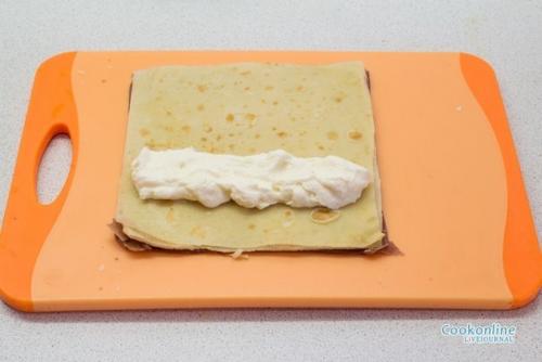 Сладкие роллы из блинов. 04 Сладкие роллы из блинов. 04