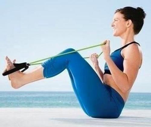 Комплекс упражнений с фитболом. 02