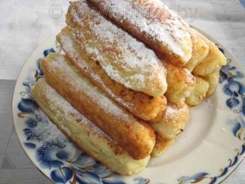 Творожные палочки.  Делать 10 минут, но так вкусно, что свои пальчики облизывать будете. 03