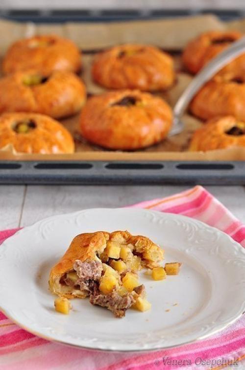 Вак балиш (маленькие пироги с мясом и картошкой. Вак балиш (маленькие пироги с мясом и картошкой.
