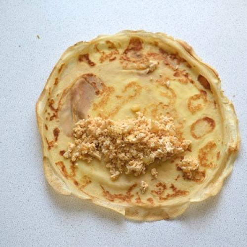 Блинчики, запеченные под сыром. 01