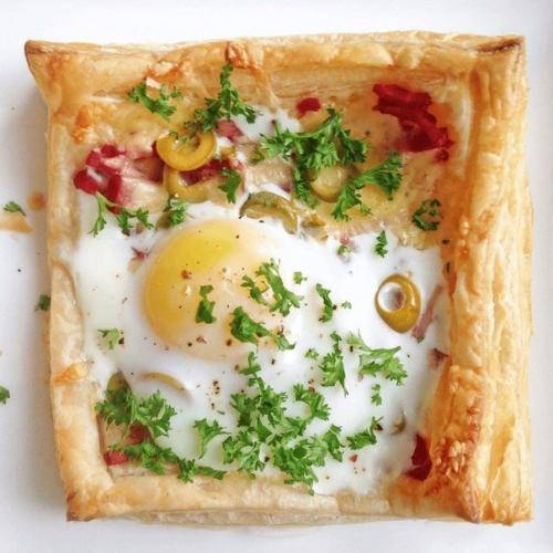 Слойки с яйцом, ветчиной и сыром. 06 Слойки с яйцом, ветчиной и сыром. 06