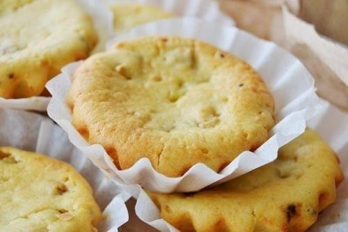 Творожно - банановые кексы на завтрак.