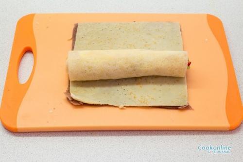 Сладкие роллы из блинов. 07 Сладкие роллы из блинов. 07