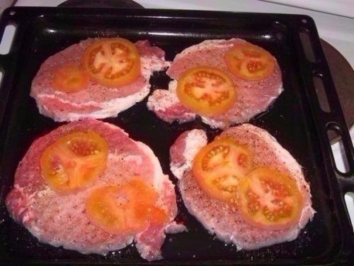 Мясо по-купечески с грибами. 03