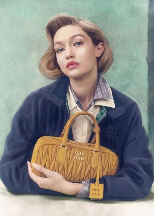 Джиджи хадид для Miu Miu. 01