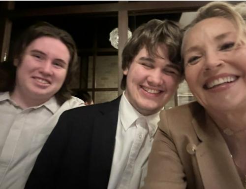 Лучше бы и Дальше Продолжала их Прятать: в сети обсудили внешность сыновей Шерон стоун. 02