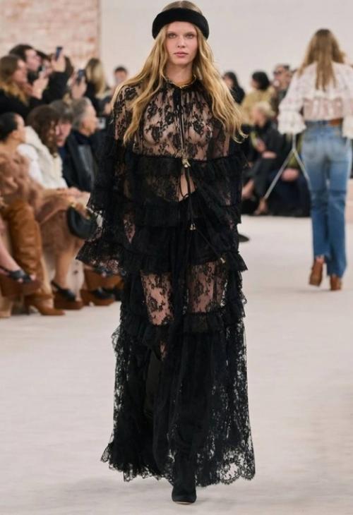 Тонкие ткани, будуар и 70-е: тренды сезона весна - лето 2025. 01