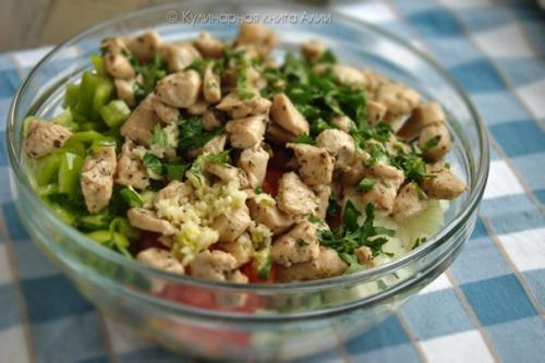 Салат с курицей и кукурузой. 04 Салат с курицей и кукурузой. 04