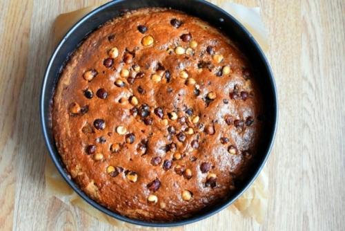 Песочный пирог с орехами. 02