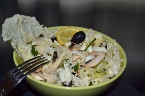 Салат - ужин?  Для себя любимой?