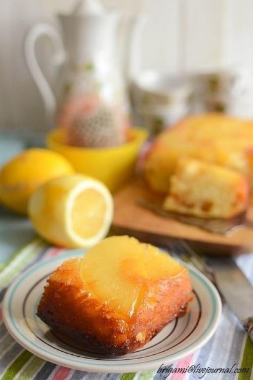 Пирог с консервированным ананасом. 01 Пирог с консервированным ананасом. 01