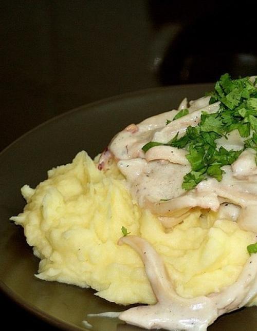 Кальмар в сметанном соусе - очень нежно. 04 Кальмар в сметанном соусе - очень нежно. 04