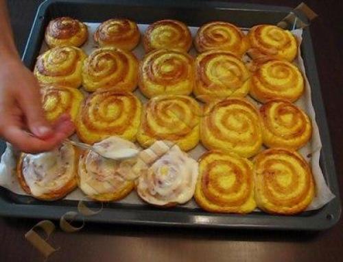 Творожные завитушки в сметанной заливке. 05 Творожные завитушки в сметанной заливке. 05