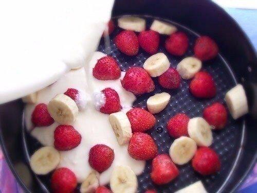 Творожно - фруктовый десерт. 04