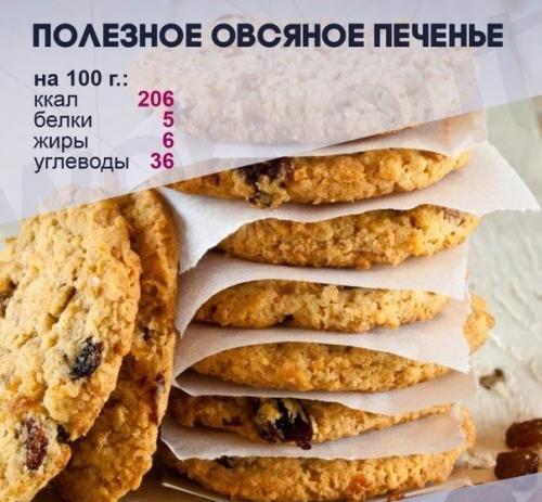 Полезное овсяное печенье.