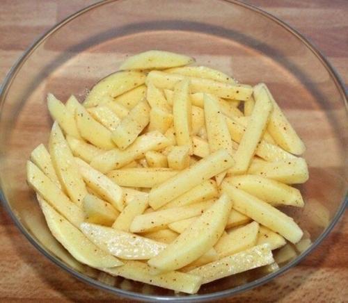 Картошечка аля фри, из духовки без масла. 03 Картошечка аля фри, из духовки без масла. 03