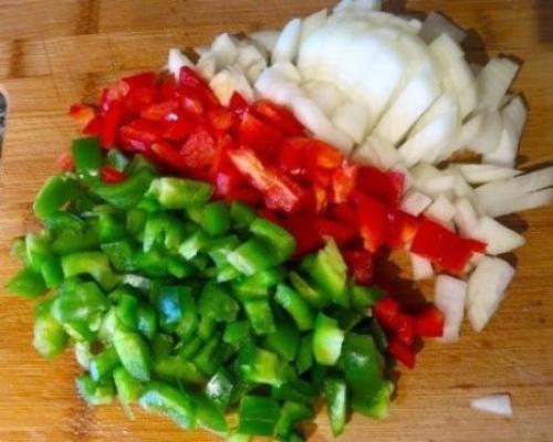 Омлет по - денверски. 01