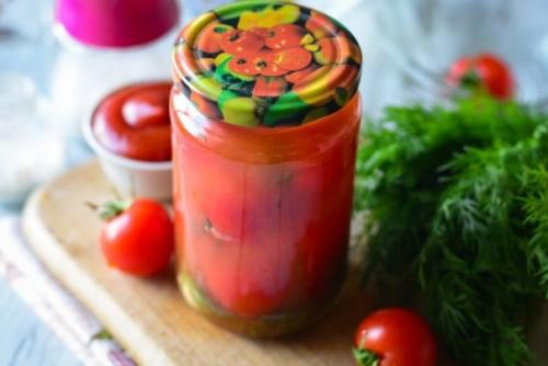 Помидоры с кетчупом на зиму. Помидоры с кетчупом на зиму.