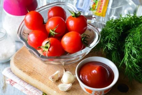 Помидоры с кетчупом на зиму. 02 Помидоры с кетчупом на зиму. 02