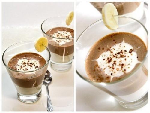 Творожное - банановый мусс? 

