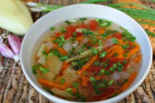 Овощной суп в мультиварке.