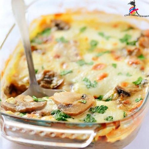 Куриная запеканка с грибами и сыром: правильный ужин? 01