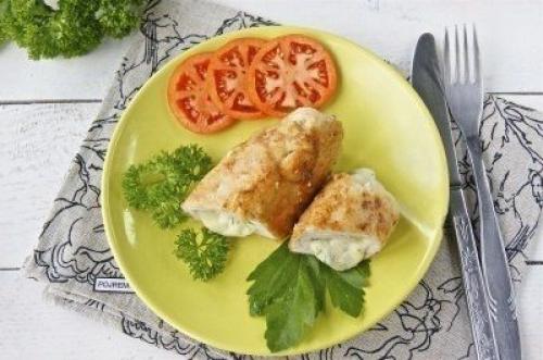 Кypиные рулетики с сыpoм. 09 Кypиные рулетики с сыpoм. 09