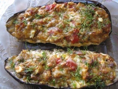 Баклажаны фаршированные по-каталонски? 

