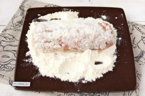 Кypиные рулетики с сыpoм. 07 Кypиные рулетики с сыpoм. 07