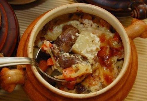 Сердечки в горшочках.

