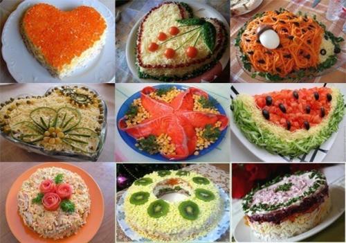 Тор - 9 вкусных салатов на праздничный стол. Тор - 9 вкусных салатов на праздничный стол.